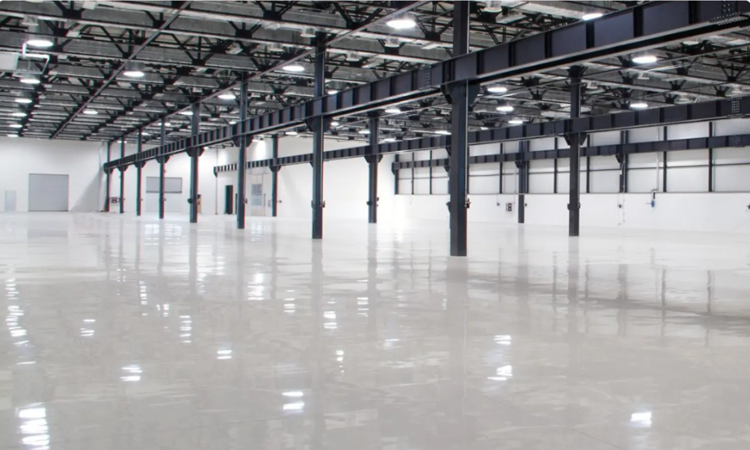 Warehouse epoxy floor coating installed by Floorcote on the Sunshine Coast